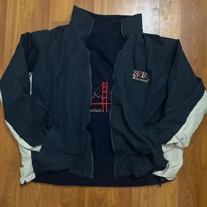 VINTAGE SAN FRANCISCO INSIDE/OUT JACKET/VEST